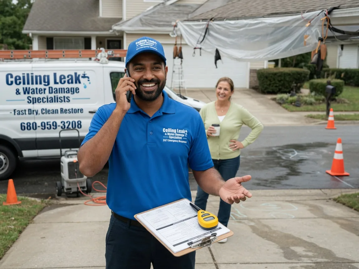 Ceiling Leak Cleanup Traer, IA FAQs